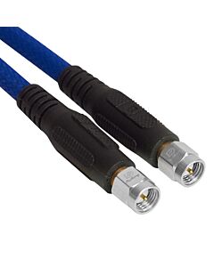 Kabel høykvalitet SMA-Male to SMA-Male, 75cm, low loss, double shielded RG142